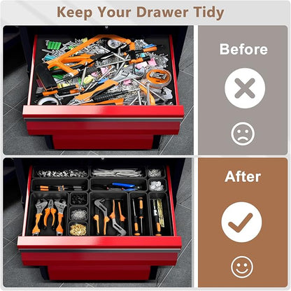 TidyMax™ 69-Piece Interlocking Tool Organizer Set